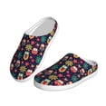 thumbnail image 2 of Fotbe Cute Animal Pattern Women's Fuzzy Curly Fur Memory Foam Loafer Slippers Indoor Outdoor Slippers Winter Home Shoes-44/45, 2 of 7