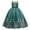 Green, variant on Flower Girl Lace Dress for Kids Wedding Bridesmaid Pageant Party Formal Long Maxi Gown Princess Communion Tulle Bow Dresses 5-6 Years Green