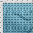 thumbnail image 3 of oneOone Velvet Light Blue Fabric Asian Ikat Craft Projects Decor Fabric Printed By The Yard 58 Inch Wide, 3 of 4