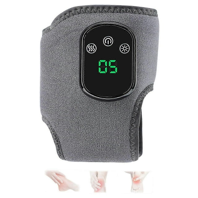 Emsense Foot Massager Wireless Portable Triple Method 3 Vibration Mode Heated Ankle Wrap For Home Office Travel 1 Piece_c*