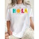 thumbnail image 1 of Camisetas de manga corta para mujer, camisetas de verano estampadas, cómodas, divertidas y casuales, para vacacionesWomen's Fun & Colorful 'Hello Sunshine' Graphic Tee - Casual Crew Neck Short Sleev, 1 of 6