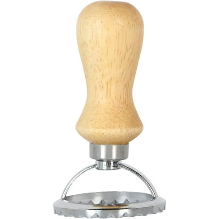 

Ravioli Stamp Dough Round Shapes Mold with Wooden Handle Ravioli Maker for Making Ravioli Pasta Dumplings Lasagna Pierogi Empanadillas or Cookies for Kitchen 1
