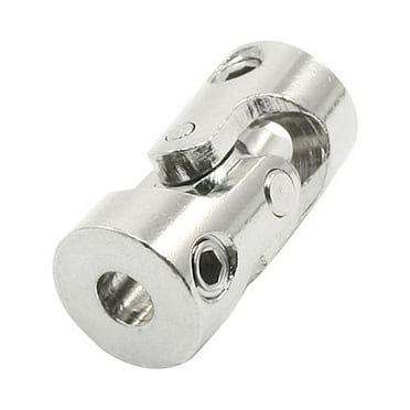 Sourcing Map 8mm Inner Dia H13*D16 Rigid Flange Coupling Motor Guide Shaft Coupler Motor Connector Silver Tone 2 PCS For DIY Parts