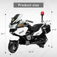 thumbnail image 3 of Moto à Chevaucher 24 V pour Policier avec Roues Stabilisatrices Amovibles, SD, USB, 3 of 5