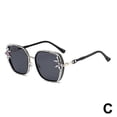 thumbnail image 1 of Gafas de sol de diseñador Fashion Square para mujer con decoración brillante de cristal, 1 of 1