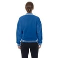thumbnail image 5 of Women's New Era  Blue Detroit Lions Throwback Fleece Full-Snap Jacket, 5 of 5