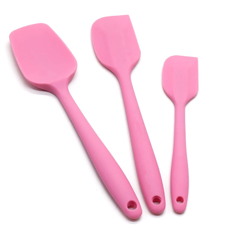 pink rubber spatula