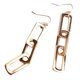 thumbnail image 1 of Exquisita cadena rectangular antialérgica cuelga pendientes de aleación para mujeres y niñas, 1 of 7