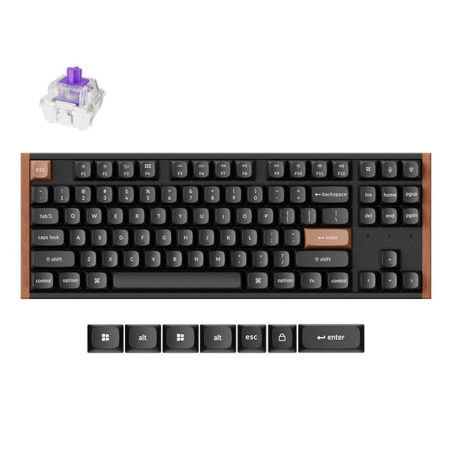 Teclado Keychron K8 HE TKL Mecánico Inalámbrico con Efecto Hall RGB