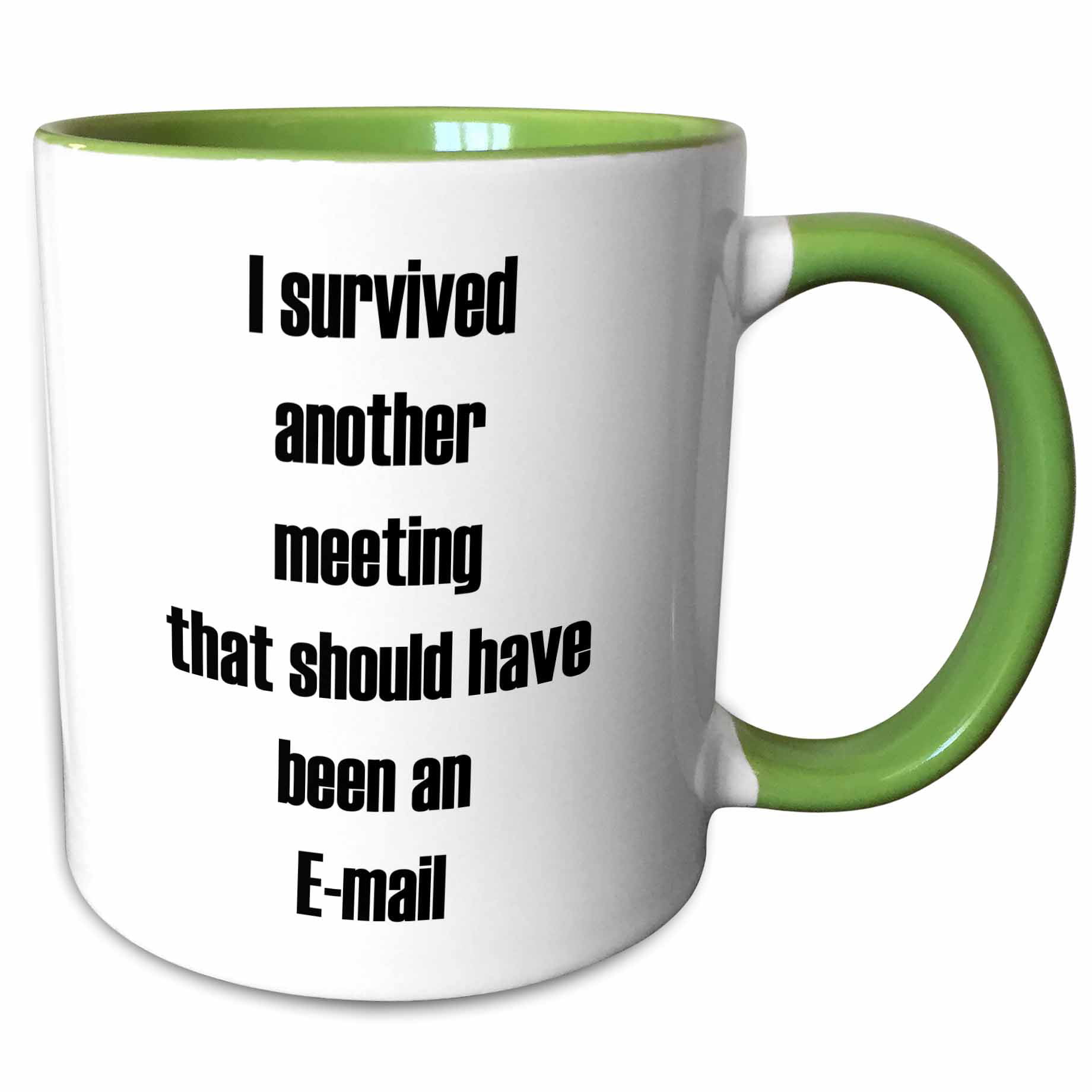 I Survived Another Meeting That Should Have Been an email Mug Coffee Mug 11 oz Ceramic Mug 