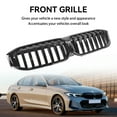 thumbnail image 2 of Gloss Black Front Kidney Grille Grill fit for BMW G20 320i 330i M340i 2023-2024, 2 of 10