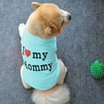Yesbay Lovely I Love My Daddy Mommy Small Dog Puppy Pet Cotton Clothes