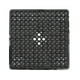 thumbnail image 1 of Ounissouiy Alfombrilla de PVC para baño, ventosas antideslizantes para baño, alfombrillas para bañera cuadradas de Color sólido, suministros Juegos de accesorios de baño Negro, 1 of 6