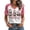 Pink, variant on Faith Short Sleeve Shirts For Women Walking By Faith Tripping Constantly Highland Cow Print V Neck Tshirts Womens Funny Faith Tee