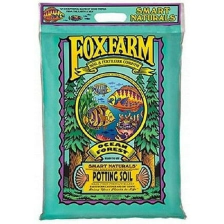 Fox Farm FX14053 12 Quart Bag Of Ocean Forest Smart Naturals Potting Soil - Quantity of 1