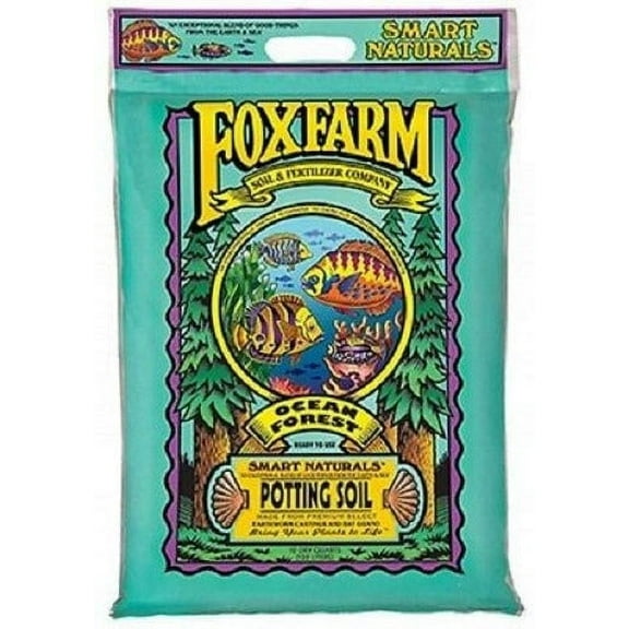 Fox Farm FX14053 12 Quart Bag Of Ocean Forest Smart Naturals Potting Soil - Quantity of 1