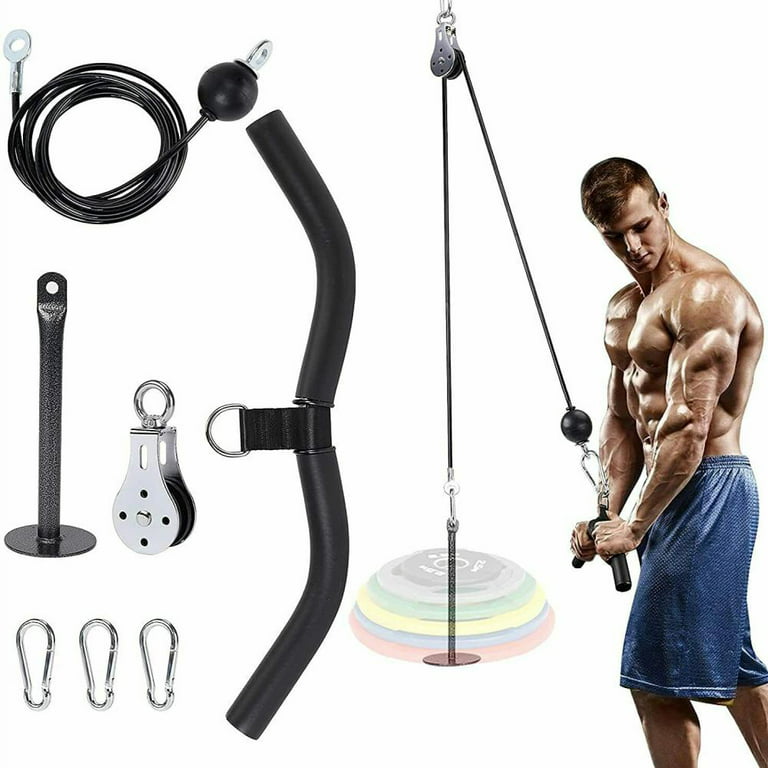 BOXERPOINT Complete Pulley System Gym for Home - 2 Pulleys with More  Fitness Accessories for Tricep, Bicep Exercises - Cable Machine Pully  Exercise Equipment - LAT Pull Down Weight Workout Set price