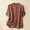 Orange, variant on Wiyuqeen Women's Cotton Linen Shirts Retro Mandarin Collar Chinese Frog Button Tops Blouses Basic Plain Short Sleeve T-shirts Stylish Side Split Tops