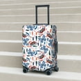 thumbnail image 5 of Yiaed Retro Butterfly Print Travel Luggage Cover Suitcase Protector Fits 18-32 Inch Luggage Wheel Covers Patterned Elastic Luggage Anti-scratch（No luggage）-Medium, 5 of 5
