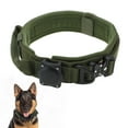 thumbnail image 1 of Collar Táctico Impermeable para Perros con Mango de Control y Hebilla de Aleación de Zinc, incluye Accesorios de Destornillador, Verde Militar, 1 of 6