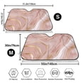 thumbnail image 3 of Balery Rose Gold Glitter Splatter Print Car Windshield Sun Shade,Windshield Sunshade for Car Pickup Truck SUV Accessories-Small, 3 of 7