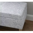 thumbnail image 3 of Sydney Stone Storage Ottoman, 3 of 9