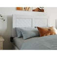 thumbnail image 2 of Canyon Twin Wood Headboard in White, 2 of 6