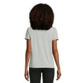 thumbnail image 3 of Karma Short Sleeve Heather Grey Women's T-Shirt, 3 of 5
