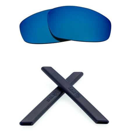 - Split Jacket Lenses Accessories Kit Blue Mirror Navy Blue by SEEK fits OAKLEY