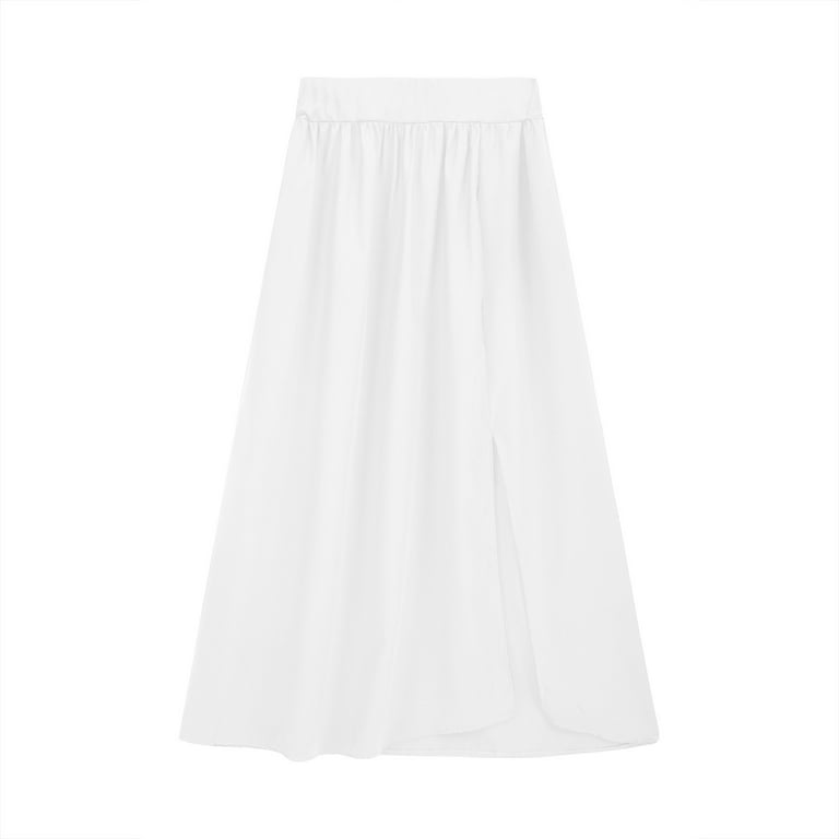 ワンピース THE GARMENT Women Mid Skirts 21047 000 WHITE 2 Piece Dress for Women, Fashion One Shoulder Sleeveless