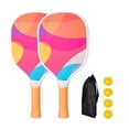 thumbnail image 3 of Pickleball Paddles Pickleball Racquets Includes 2 Rackets 4 Pickleballs Comfort Grip Professional Pickle Ball Racket for Kids Style F, 3 of 8