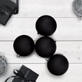 thumbnail image 2 of Northlight 32ct Black Shatterproof Christmas Ball Ornaments 3.25" (80mm) Black, 2 of 5
