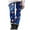Blue, variant on Dndkilg Womens Leggings Christmas High Waisted Snowflake Tummy Control Funny Compression Pants Holiday Workout Clearance Tight Fashion Leggings for Women Black 4XL