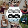 thumbnail image 5 of Lsupdaol 4 Pcs Sweat Headbands for Women Men Cooling Headbands Sweat Absorbing Athletic Wrap Moisture Wicking Sports Hair Bands for Workout, Jogging, Yoga, Cycling, 5 of 14