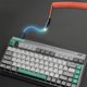 thumbnail image 2 of Pisexur Electronics - Cable USB C en espiral para teclado de juegos para hombre, cable RGB de doble funda para teclado mecánico con metal desmontable de 1,5 m, USB-C a USB-A, organizador de electróni, 2 of 8