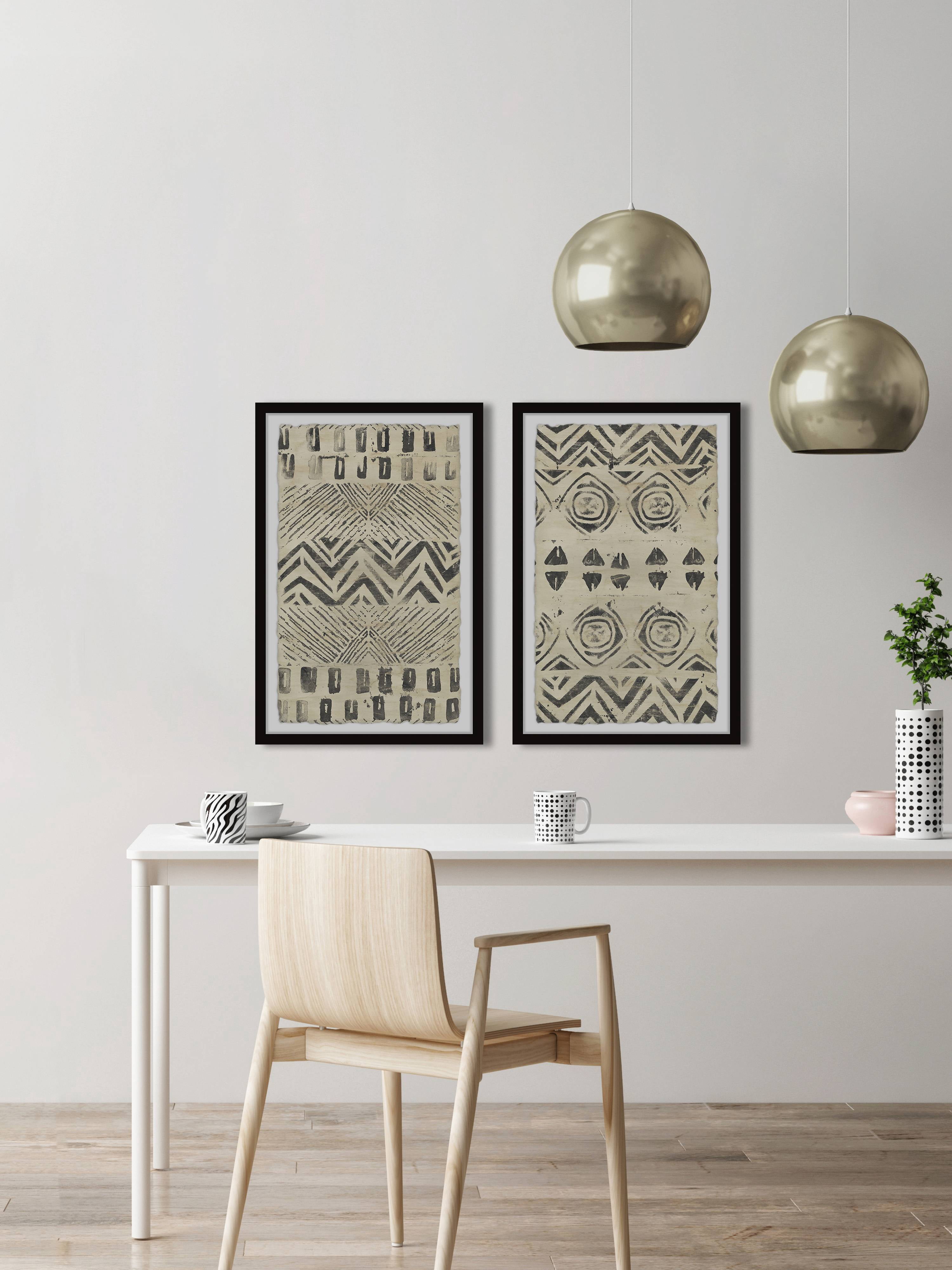 Marmont Hill Golden Patterns Diptych, Art Prints 40.00" x 1.50"