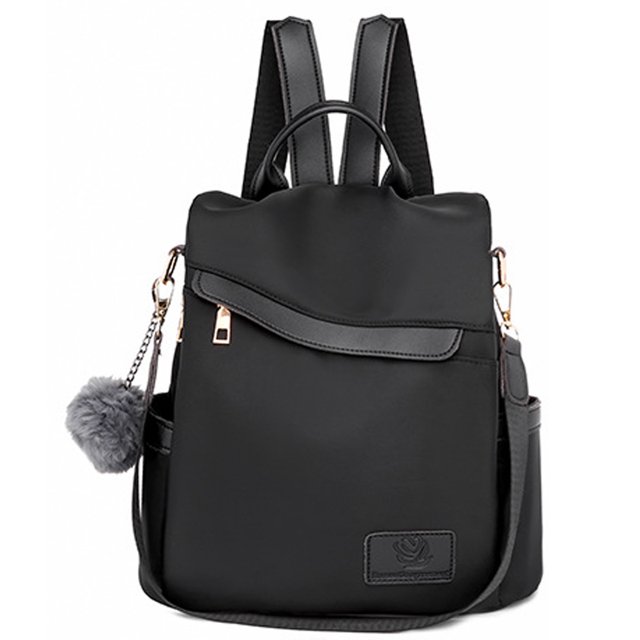 Mochila pequeña antirrobo para mujer, mochila de nailon impermeable, bolso de hombro ligero, mochila para mujer, bolso impermeable