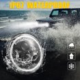 thumbnail image 3 of Ndcxsfigh Intermitente LED DRL H4 7 Pulgadas para Softail para (Crescent), 3 of 9