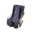 thumbnail image 4 of Purple Mandala Soft Flannel Fleece Throw Blanket, Bohemian Floral Pattern with Continuous Round Mandalas Concept, Cozy Plush for Indoor and Outdoor Use, 50" x 60", Pale Mauve and Indigo, by Ambesonne, 4 of 6
