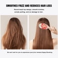 thumbnail image 5 of Hair Brush Pioneer Colorful Floral Cushion Base Hair Brushes Touch Paddle Oval Hairbrush, 5 of 7