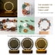 thumbnail image 2 of Bearachild Lámpara de noche, mesita de noche, flores prensadas acrílicas, mesita de noche, de centro, luz nocturna, protección ocular, carga USB, Iluminación y accesorios Púrpura, 2 of 6