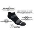 thumbnail image 5 of AmPm mens Multi-pack Mesh Ventilation Confort Ajustement Performance Chaussettes No-show, 5 of 5