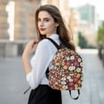 thumbnail image 6 of FORMRS Mini Backpack Purse for Women Travel Daypack Casual Shoulder Bag, Red Floral, 6 of 7
