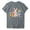 Gray, variant on Womens Tops Women's Fashion Crewneck Printed Short Sleeve T-Shirt Casual Loose Shirt Tops