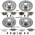 thumbnail image 3 of PowerStop Front and Rear Z26 Street Warrior Carbon-Fiber Ceramic Brake Pad and Drilled and Slotted Rotor Kit Fits: BMW Select Models K5764-26, 3 of 9