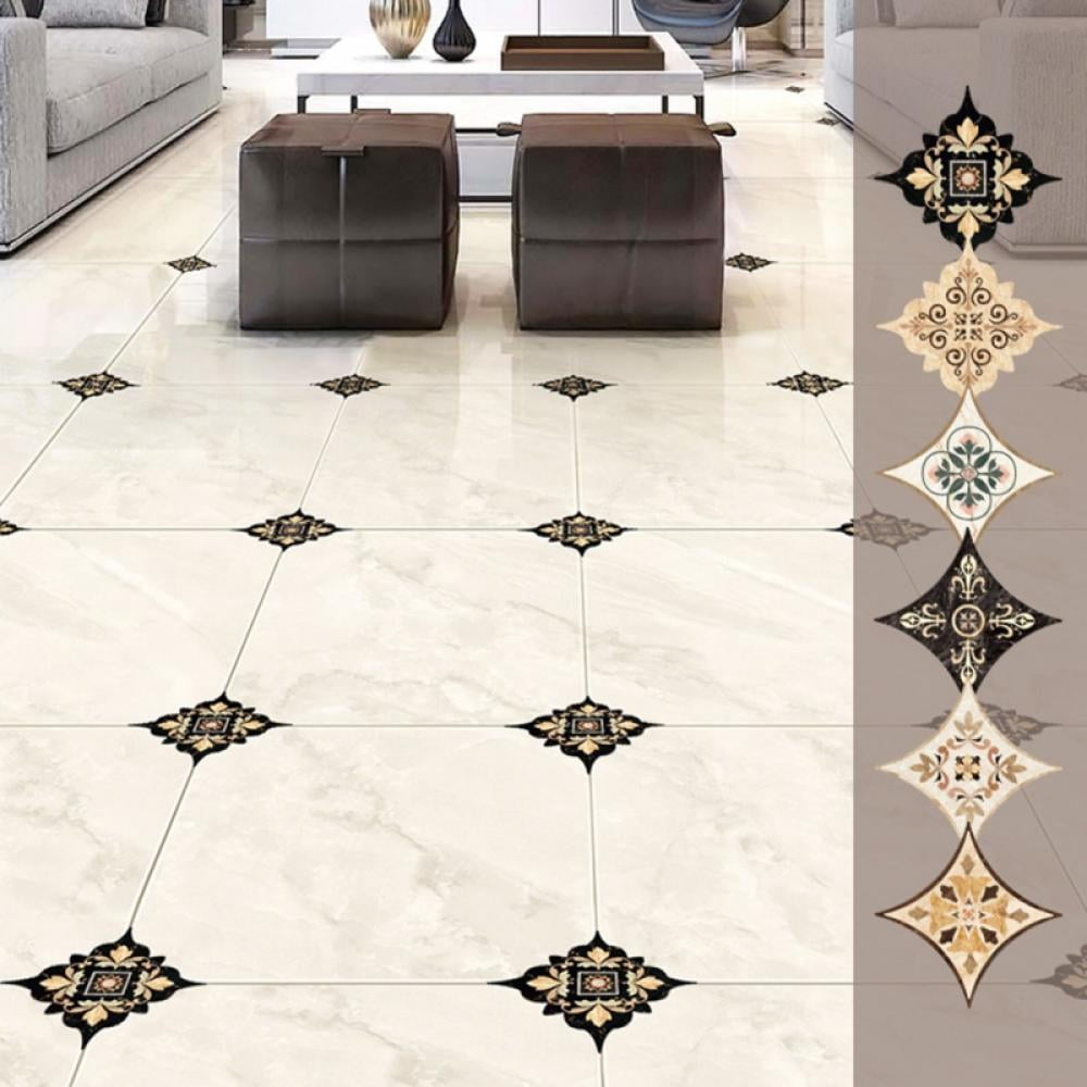 Waterproof Ceramic Tile Stickers Wall Decals Ceramic Living Room Kitchen Decor 1 