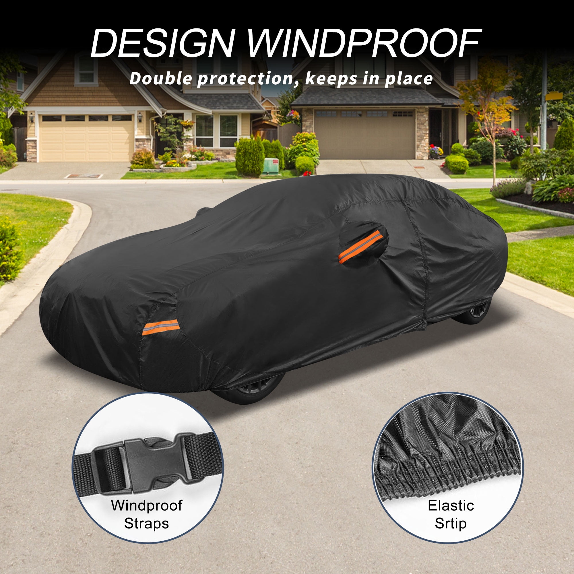 Unique Bargains 210D-PU Car Cover for Genesis G80
