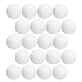 thumbnail image 1 of IFANLANDOR 60Pcs White Table Tennis Balls Washable Plastic Balls for Practice Small Games and Party Fun, 1 of 8