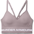 thumbnail image 4 of Top Deportivo Under Armour Sin Costuras Bajo Largo Dash Rosa para Mujer, 4 of 5