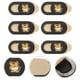 thumbnail image 3 of 6 unids Tiger Aloy Polvo a prueba de polvo Lente protectora CAPS COVERS COVERS CAPS HOUKS, 3 of 4